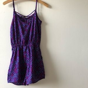Arizona Ikat Print Romper